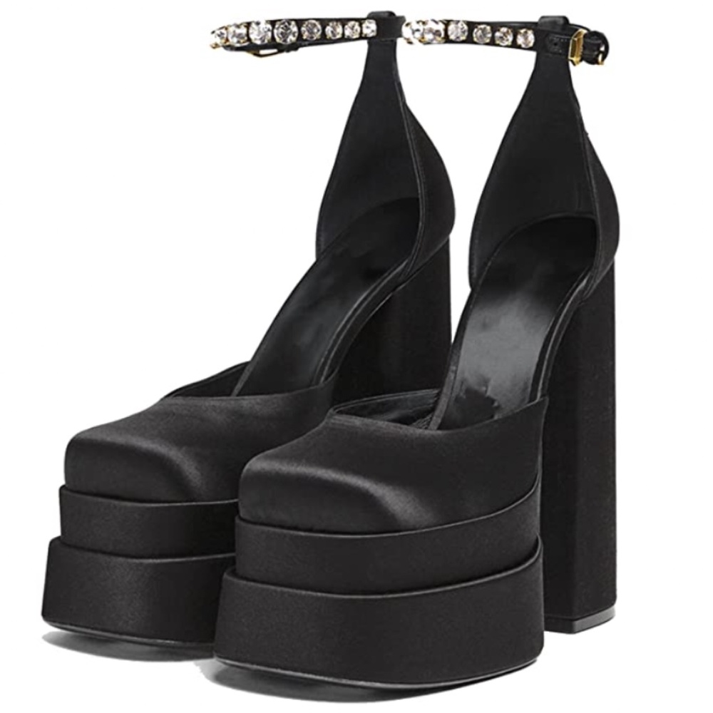 Versace Style Platform Pumps